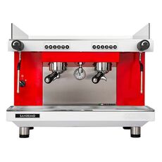 Кофемашина-автомат Sanremo Zoe SED TA 2GR (красно-белая) высокая группа