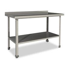 Стол производственный Restoinox СП-4/6-БП-ЭЦ с бортом