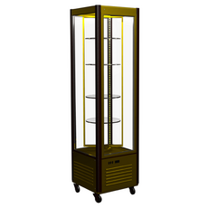 Шкаф холодильный Polus D4 VM 400-2 (R400Cвр Сarboma Люкс) (0109-0102 (коричнево-золотой))