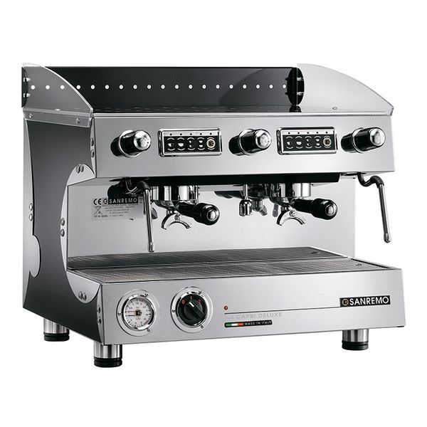 Кофемашина-автомат Sanremo Capri DLX SED 2GR (черная)
