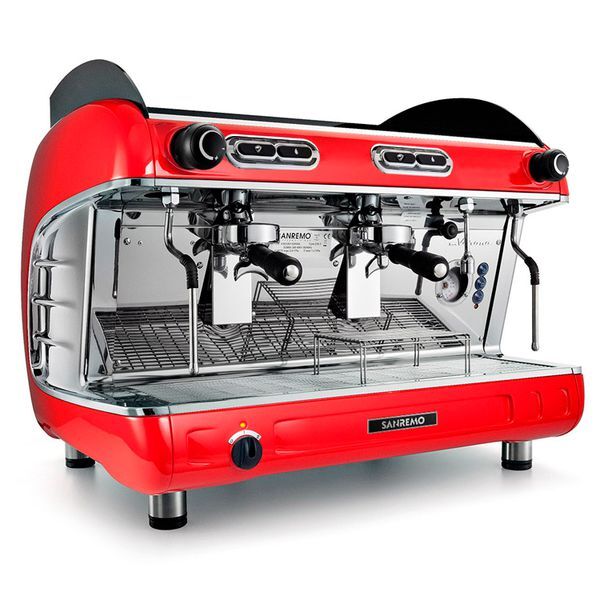 Кофемашина полуавтоматическая Sanremo Verona SAP TALL 2GR (красная)