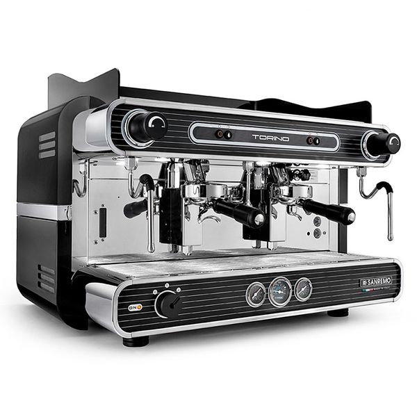 Кофемашина полуавтоматическая Sanremo Torino SAP 2GR (черная) низкая группа