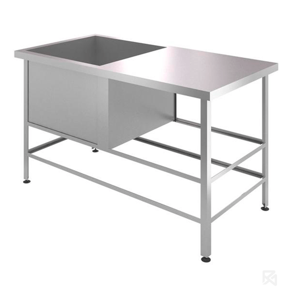 Ванна моечная Assum ВСРП-П-5/12-Л (1200х700х850) с рабочей поверхностью