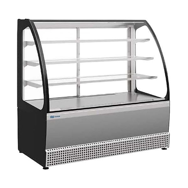 Витрина холодильная Kayman KВК-1305МН (Серый матовый)