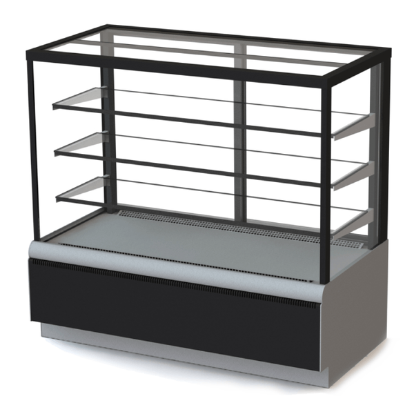 Витрина холодильная Polus KC70 VM 1,3-1 9006-9005 (ВХСв-1,3д Сarboma Cube ТЕХНО)