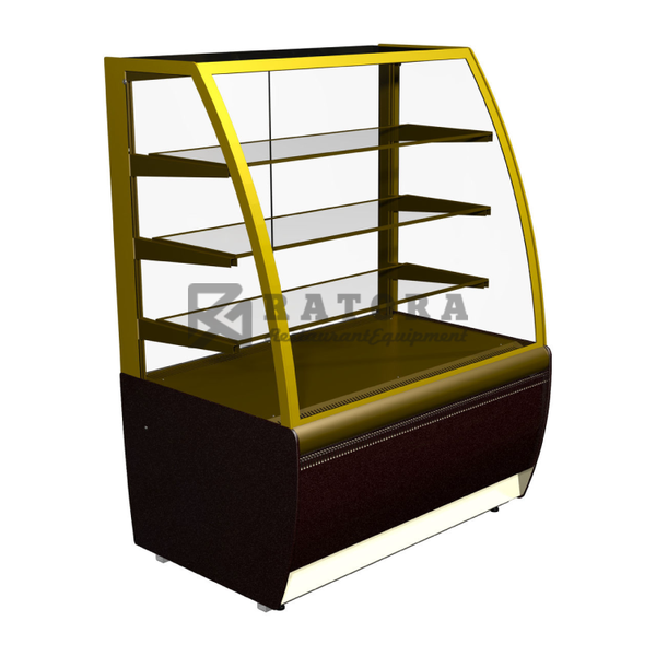 Витрина холодильная Polus K70 VM 1,3-1 0012-0109 (ВХСв-1,3д Сarboma)